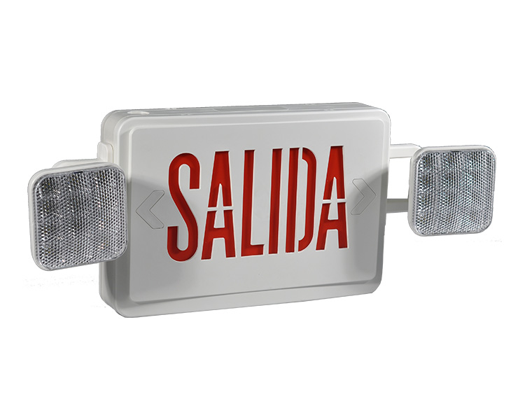 JLEC2RW-SA LED RED LED COMBO EMERGENCENCE SALIDA