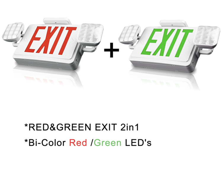 JLEC2BCW-BI-COLOR LED SIGN EXIT EXIT EXIT COMBO با سرهای LED