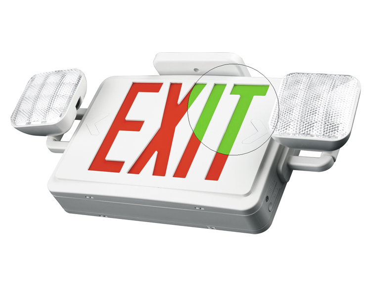 JLEC2BCW-BI-COLOR LED SIGN EXIT EXIT EXIT COMBO با سرهای LED