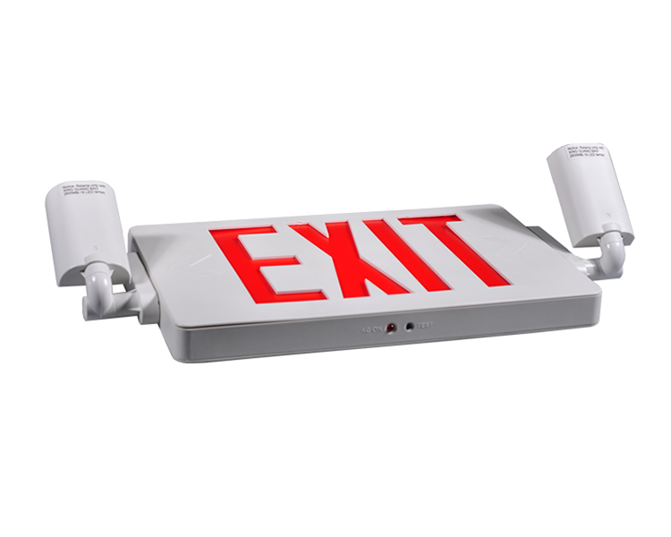 چراغ های خروج آتش سوزی JLECD2RW-EMGENCY با حروف قرمز
