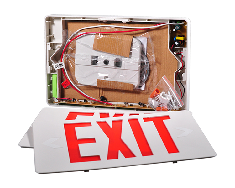 jleed2rwem-new Slim Red Exit علامت خروج