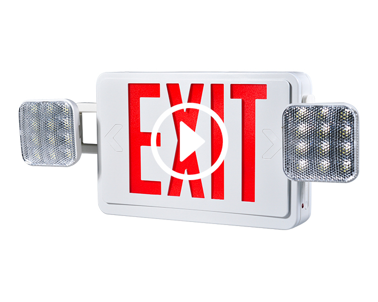 JLEC2BCW-BI-COLOR LED SIGN EXIT EXIT EXIT COMBO با سرهای LED