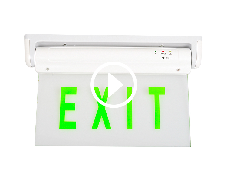 LE2912-5 یا 10 علامت خروج اضطراری LED سبز